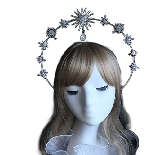 YIGZYCN Krone Kopfschmuck Krone Cosplay Krone Stirnband Göttin YIGZYCN Krone Kopfschmuck Krone Cosplay Krone Stirnband Göttin von YIGZYCN