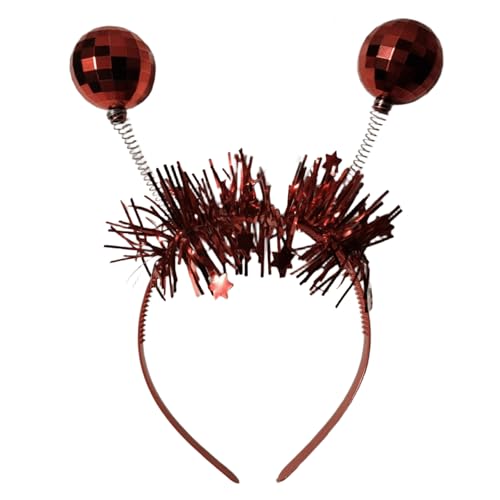 YIGZYCN Lametta Blingbling Stirnband Tanz Kopfbedeckung Weihnachtsfeier Foto Requisiten Weihnachtsfeier Kopfbedeckung Cosplay YIGZYCN Lametta Blingbling Stirnband Tanz Kopfbedeckung Weihnachtsfeier Foto Requisiten Weihnachtsfeier Kopfbedeckung Cosplay von YIGZYCN