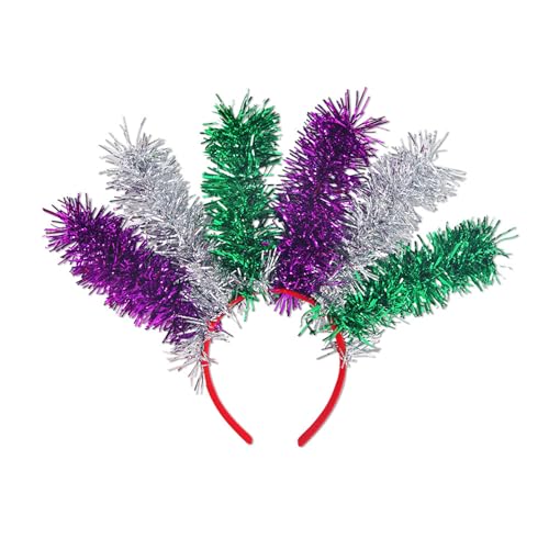 YIGZYCN Lametta Flapper Stirnbänder Mardi Gras Prom Dancer Kopfbedeckung für Party Karneval Feiern Kopfbedeckung von YIGZYCN