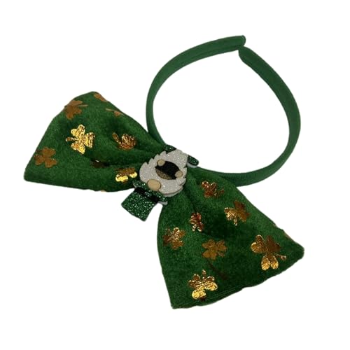 YIGZYCN Leprechaun Blingbling Stirnband Spitze Kopfbedeckung Schleife Foto Requisiten Irish Day Party Kopfbedeckung von YIGZYCN