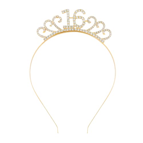 YIGZYCN Luxuriöse helle 16 Haare Haop Heavy Duty Birthday Party Elegante Festzug Strasssteine Kristall Geburtstag Kostüm YIGZYCN Luxuriöse helle 16 Haare Haop Heavy Duty Birthday Party Elegante Festzug Strasssteine Kristall Geburtstag Kostüm von YIGZYCN