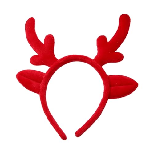 YIGZYCN Mädchen Hirsch Horn Stirnband Plüsch Geweih Haar Hoop Neuheit Party Kopfschmuck Rehkitz Horn Weihnachten Party von YIGZYCN
