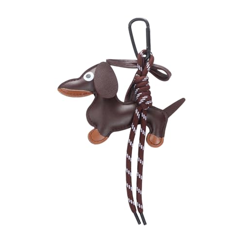 YIGZYCN Mehrzweckdachshund Schlüsselhalter Robuster PU Materialien Tragbares Modezubehör Für Trendige Frauen Täglich Verwenden Dachshund Keychain von YIGZYCN