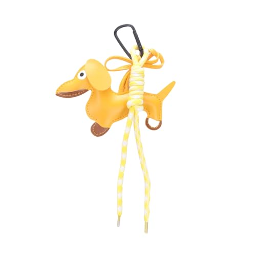 YIGZYCN Mehrzweckdachshund Schlüsselhalter Robuster PU Materialien Tragbares Modezubehör Für Trendige Frauen Täglich Verwenden Dachshund Keychain von YIGZYCN