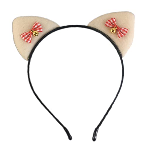 YIGZYCN Mode handgefertigt für Katzenohren Kopfbedeckung Kostümzubehör Haarspangen Halloween Weihnachten Cosplay Party für von YIGZYCN