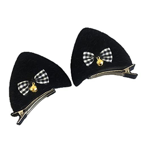 YIGZYCN Mode handgefertigt für Katzenohren Kopfbedeckung Kostümzubehör Haarspangen Halloween Weihnachten Cosplay Party für von YIGZYCN
