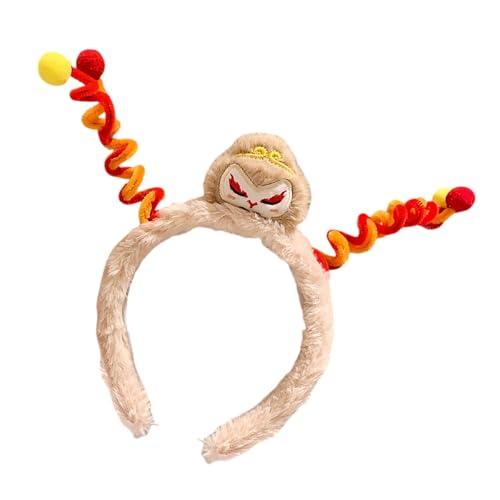 YIGZYCN Monkeys King Stirnbänder Cartoon Cosplay Haarreifen Kinder Plüsch Kopfbedeckung für Partys und den von YIGZYCN