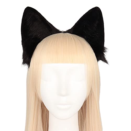YIGZYCN Niedliches Cartoon-Stirnband, Katzenohren-Form, Haarband, Rave-Karneval, Party, Kopfbedeckung, Haarband, von YIGZYCN