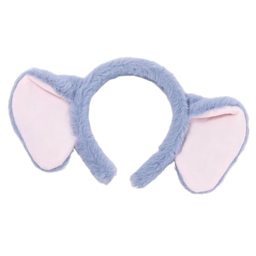 YIGZYCN Plüsch-Elefant-Cartoon-Stirnband für Kinder, Haarteile, Kopfbedeckung, weiches Haar-Accessoire für Make-up und von YIGZYCN