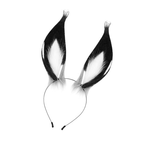 YIGZYCN Plüsch Kaninchen Ohren Stirnbänder weiches Kostüm Haarzubehör für Halloween -Partys Erwachsene Cartoon Haarband von YIGZYCN
