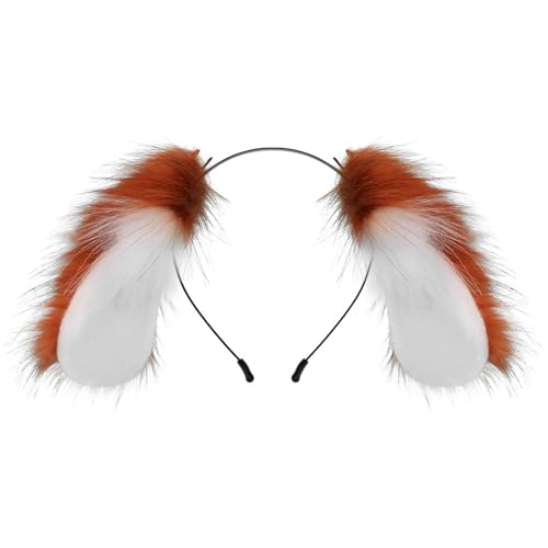 YIGZYCN Plüschohr-Hasen-Stirnbänder, weicher, bequemer Haarreifen, süßes Haarband für Partys oder von YIGZYCN
