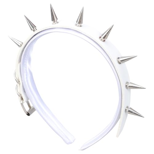YIGZYCN Punk-Nieten-Stirnband, PU-Haarband mit Spikes, Rock-Kopfbedeckung für Cosplay, Unisex, Rock-Kopfbedeckung mit Spikes, YIGZYCN Punk-Nieten-Stirnband, PU-Haarband mit Spikes, Rock-Kopfbedeckung für Cosplay, Unisex, Rock-Kopfbedeckung mit Spikes, von YIGZYCN
