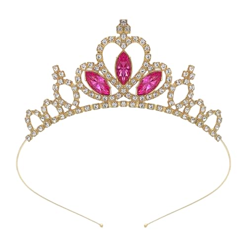 YIGZYCN Queen Crowns Blingbling Stirnband Herz Kopfbedeckung glitzernde Foto-Requisiten Halloween Party Kopfbedeckung Cosplay Zubehör Thema Party Stirnband von YIGZYCN