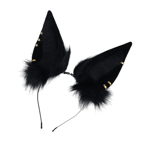 YIGZYCN Realistischer Haarreif mit Tierohren für Rollenspiele, Cosplay, Kostüm, Stirnband, Halloween, Anzieh, Haarreif, von YIGZYCN
