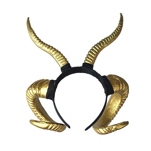YIGZYCN Realistisches Ziegenhorn-Stirnband für Erwachsene, Kinder, Cosplay-Kostüm, großer Horn-Hairhoop, YIGZYCN Realistisches Ziegenhorn-Stirnband für Erwachsene, Kinder, Cosplay-Kostüm, großer Horn-Hairhoop, von YIGZYCN