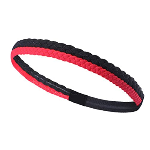 YIGZYCN Rutschfestes Zopf-Haarband, Sport-Stirnband für Damen, rutschfestes Schweißband, Stirnbänder, Sport, Fitness, YIGZYCN Rutschfestes Zopf-Haarband, Sport-Stirnband für Damen, rutschfestes Schweißband, Stirnbänder, Sport, Fitness, von YIGZYCN