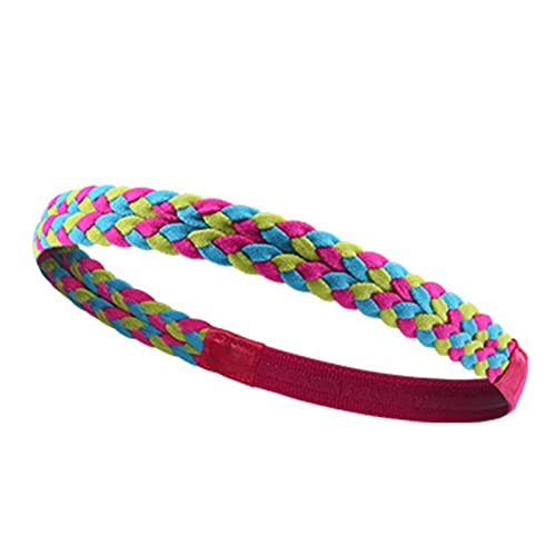 YIGZYCN Rutschfestes Zopf-Haarband, Sport-Stirnband für Damen, rutschfestes Schweißband, Stirnbänder, Sport, Fitness, YIGZYCN Rutschfestes Zopf-Haarband, Sport-Stirnband für Damen, rutschfestes Schweißband, Stirnbänder, Sport, Fitness, von YIGZYCN