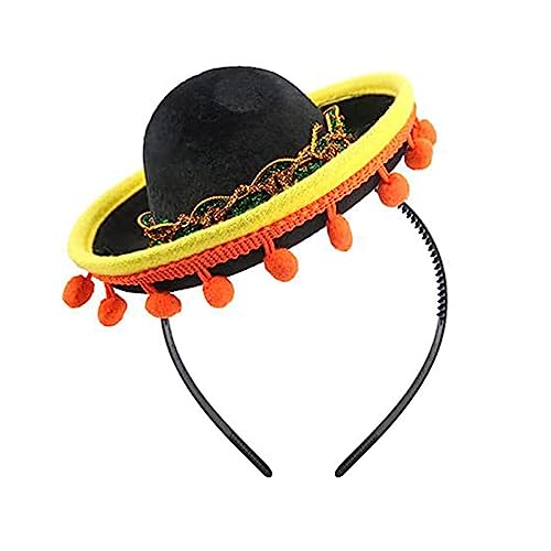 YIGZYCN Sombrero Stirnband Mexikaner Festival Kopfschmuck Fotografie Requisiten für Erwachsene Kinder Party Karneval YIGZYCN Sombrero Stirnband Mexikaner Festival Kopfschmuck Fotografie Requisiten für Erwachsene Kinder Party Karneval von YIGZYCN