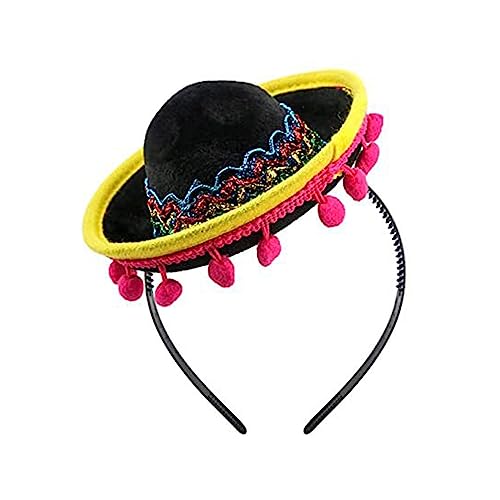 YIGZYCN Sombrero Stirnband Mexikaner Festival Kopfschmuck Fotografie Requisiten für Erwachsene Kinder Party Karneval YIGZYCN Sombrero Stirnband Mexikaner Festival Kopfschmuck Fotografie Requisiten für Erwachsene Kinder Party Karneval von YIGZYCN