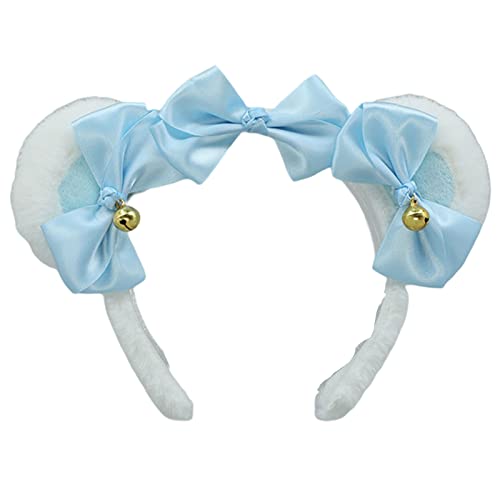 YIGZYCN Süße Haarschmuck Frauen Waschen Gesicht Haarband Cartoon Bär Ohr Form Stirnbänder Multi Farbe Haar von YIGZYCN