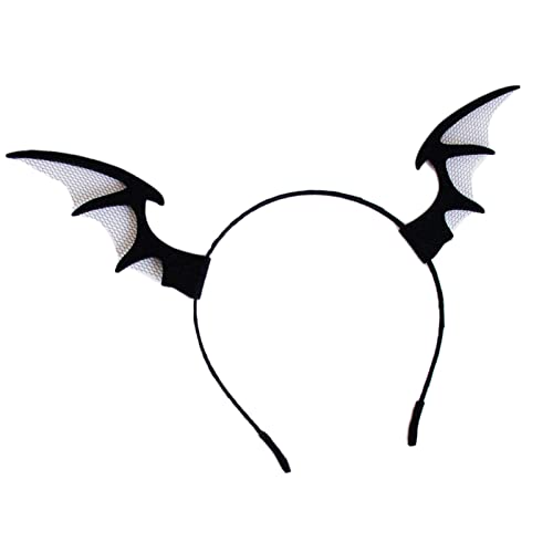 YIGZYCN Teufel Stirnband Mesh Gothic Teufel Haarband Haar Hoop Cosplay Nette Teufel Halloween Haar Hoops Nacht Party Anime von YIGZYCN