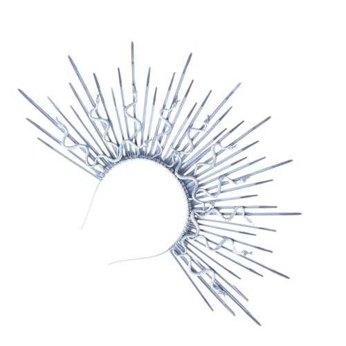 YIGZYCN Unisex Punk Schlange Haarreifen künstlerisches Haarband für Rockkonzerte Schlange dunkel Kopfschmuck von YIGZYCN