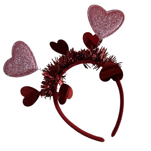 YIGZYCN Valentinstag-Stirnbänder, glitzerndes Herz-Stirnband, Liebes-Haarband, Urlaubs-Haar-Accessoires, Party-Geschenk, YIGZYCN Valentinstag-Stirnbänder, glitzerndes Herz-Stirnband, Liebes-Haarband, Urlaubs-Haar-Accessoires, Party-Geschenk, von YIGZYCN