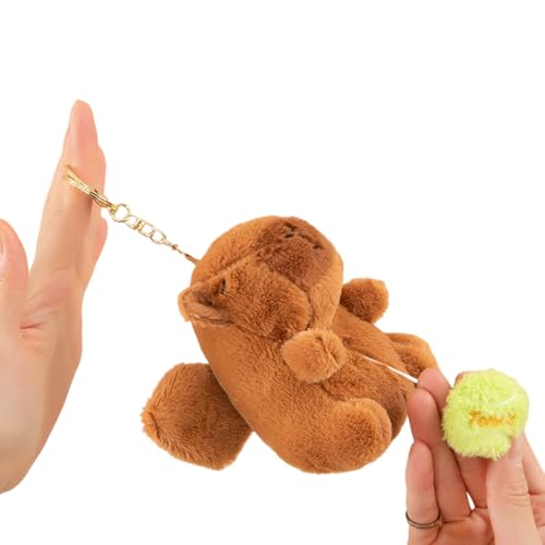 YIGZYCN Verspieltes Capybaras Schlüsselring Mit Austauschbaren Outfits Tragbarer Robuster Plüschschlüsselhalter Zubehör Für Alle Altersbeutel Charme Tragbar YIGZYCN Verspieltes Capybaras Schlüsselring Mit Austauschbaren Outfits Tragbarer Robuster Plüschschlüsselhalter Zubehör Für Alle Altersbeutel Charme Tragbar von YIGZYCN