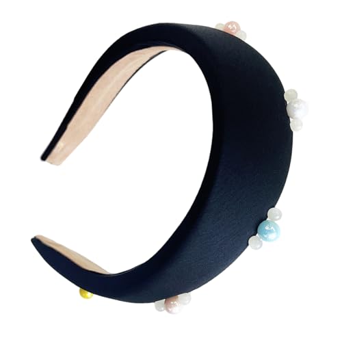 YIGZYCN Vintage Perlen Stirnband für Frauen elegantes Haarzubehör mit Retro -Design und komfortable Fit -Mode von YIGZYCN