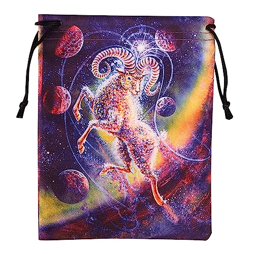 YIGZYCN Wahrsagungs Samtkarten Würfeltasche Mini Hochzeitstasche Tischdecke Orakel Kartenspieltasche Schmuckaufbewahrung Kordelzug Tarot Tasche Mehrzwecktasche von YIGZYCN