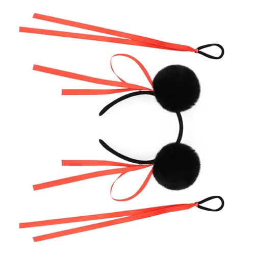 YIGZYCN Weiche Pompoms Necha Haarband Haare Haken Ribbon Bowknot Brötchen Stirnband Cosplay Party Friseur Tool für Anime von YIGZYCN