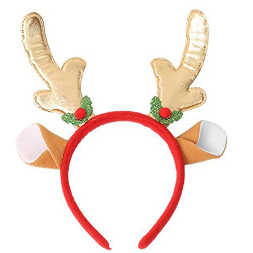 YIGZYCN Weihnachten Haarband Schöne Urlaub Hairhoop Santa Stirnband Cosplay Kostüm Hairhoop für Frauen Mädchen Festival Haar von YIGZYCN