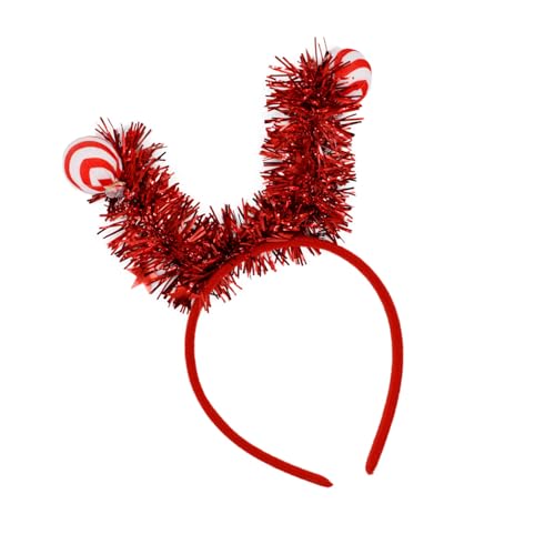 YIGZYCN Weihnachten Lametta Stirnband Weihnachten Kopfbedeckung Neujahr Party Foto Requisiten Lametta Party Kopfbedeckung von YIGZYCN