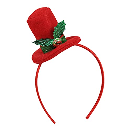 YIGZYCN Weihnachten Zylinder Stirnband Santa Haar Hoop Elastische Weihnachten Kopfbedeckung Foto Requisiten für Kreative von YIGZYCN