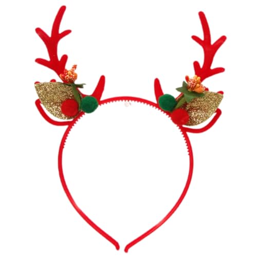 YIGZYCN Weihnachten dekorative Rentier Hairhoop Party Requisiten Weihnachten Hirsch Horn Stirnband Festival Zubehör für von YIGZYCN