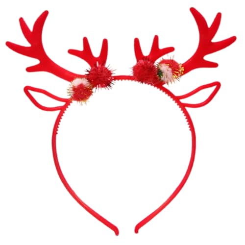 YIGZYCN Weihnachten dekorative Rentier Hairhoop Party Requisiten Weihnachten Hirsch Horn Stirnband Festival Zubehör für von YIGZYCN