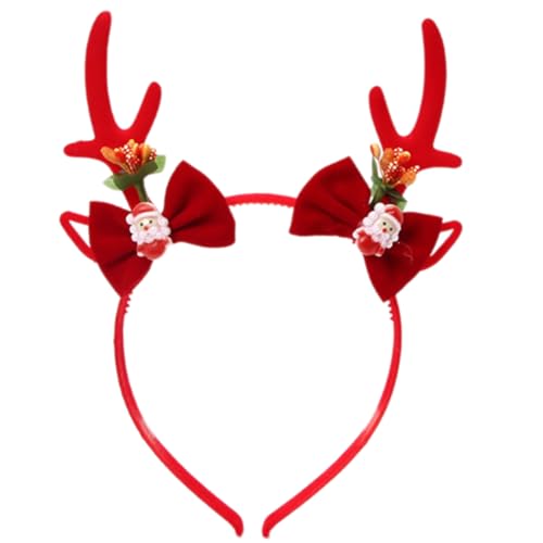 YIGZYCN Weihnachten dekorative Rentier Hairhoop Party Requisiten Weihnachten Hirsch Horn Stirnband Festival Zubehör für von YIGZYCN