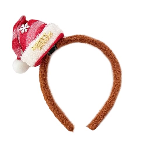 YIGZYCN Weihnachtsmützen, Stirnband, Weihnachten, Schneeflocken-Kopfbedeckung, Weihnachtsfeier, Foto-Requisiten, von YIGZYCN