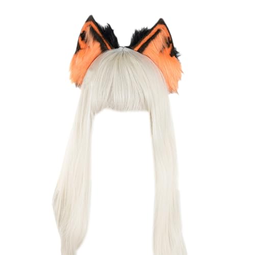 YIGZYCN Wolf Ohr Stirnband Kätzchen Mädchen Cosplay Zubehör Biest Ohren Fursuit Maskerade Halloween Cosplay von YIGZYCN