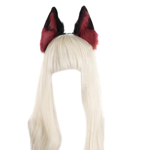 YIGZYCN Wolf Ohr Stirnband Kätzchen Mädchen Cosplay Zubehör Biest Ohren Fursuit Maskerade Halloween Cosplay von YIGZYCN