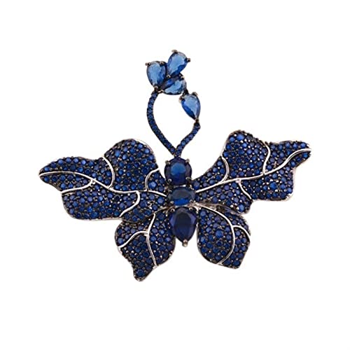 Brosche Stecknadel für Frauen leuchtet Schmetterling Hochwertige Brosche Frauen Retro Fine Pin Coat Anzug Corsage Accessoires Weihnachten Broschen von YIHANSS