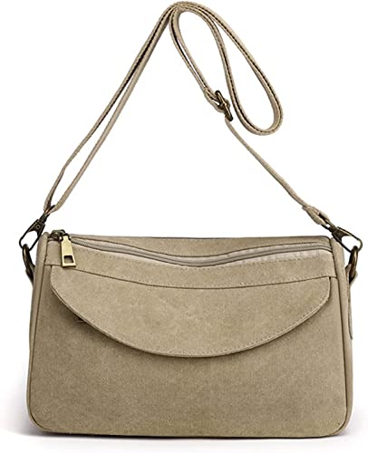 Damen Leichtgewichtige Freizeitbezirkstaschen Damen Elegante Leinwand Messenger -Taschen Fashion Casual Umhängetaschen Leichte alltägliche Brieftaschen Multi -Pocket -Einkaufstaschen Arbeiten für Damen Leichtgewichtige Freizeitbezirkstaschen Damen Elegante Leinwand Messenger -Taschen Fashion Casual Umhängetaschen Leichte alltägliche Brieftaschen Multi -Pocket -Einkaufstaschen Arbeiten für von YIHANSS