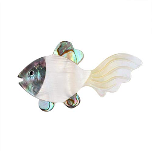 E Goldfisch Brosche Damen Kleidung Rucksack Hat Dekoration Abzeichen Legierung Brosche Kleidung Pin von YIHANSS