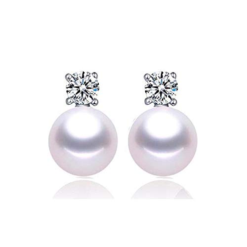 Feine Perlenohrringe für Frauen Süßwasserperlen Prinzessinstil Ohrring Hochzeit Schmuck Diamantohrringe Feine Perlenohrringe für Frauen Süßwasserperlen Prinzessinstil Ohrring Hochzeit Schmuck Diamantohrringe von YIHANSS