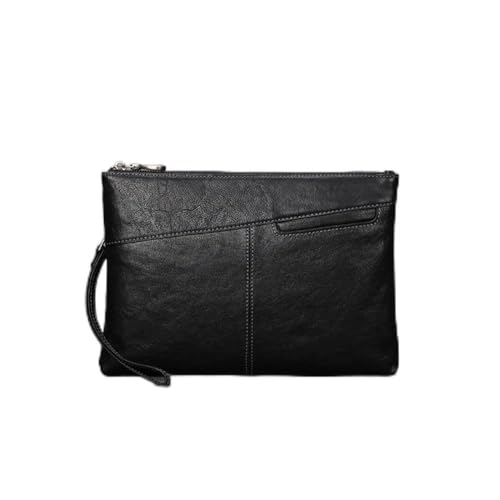 Gegerbte handbemalte Clutch-Tasche, Business-Casual-Herrentasche, große Retro-Umschlagtasche mit großer Kapazität (Farbe: A, Größe: 30 x 20 x 4 cm) von YIHANSS