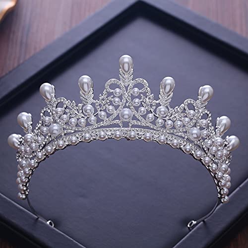 Haarschmuck Krone Tiaras für Frauen Kinder Mini Crowns Feen Haarkamm Kristall Strass Tiaras Kopfbedecke Kopfbedecke Mädchen Prinzessin Geburtstagsfeier Schmuck Geschenke 15mutil von YIHANSS