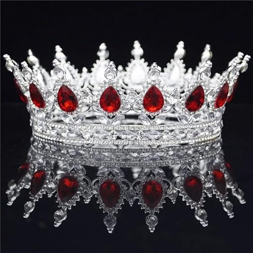 Haarschmuck Krone Tiaras für Frauen Kristall Retro Royal Queen King King Kopfbedeckung und Kron Herren/Frauen Schönheit Prom Crown Haar Schmuck Hochzeit Haarschmuck Accessoires Farbe: Imitatio Haarschmuck Krone Tiaras für Frauen Kristall Retro Royal Queen King King Kopfbedeckung und Kron Herren/Frauen Schönheit Prom Crown Haar Schmuck Hochzeit Haarschmuck Accessoires Farbe: Imitatio von YIHANSS