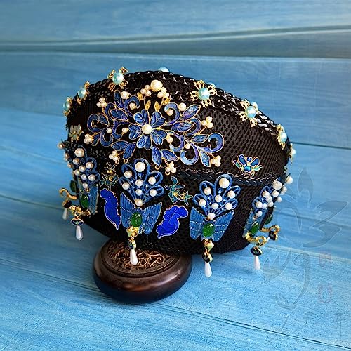 Haarschmuck Krone Tiaras für Frauen Qing -Dynastie Kaiserin und kleine Prinzessin Haar Tiara Qitou Hut für Drama Ruyis Royal Palace Love Handmade Accessoire für Fotos Farbe: A1 Tiara adul Haarschmuck Krone Tiaras für Frauen Qing -Dynastie Kaiserin und kleine Prinzessin Haar Tiara Qitou Hut für Drama Ruyis Royal Palace Love Handmade Accessoire für Fotos Farbe: A1 Tiara adul von YIHANSS