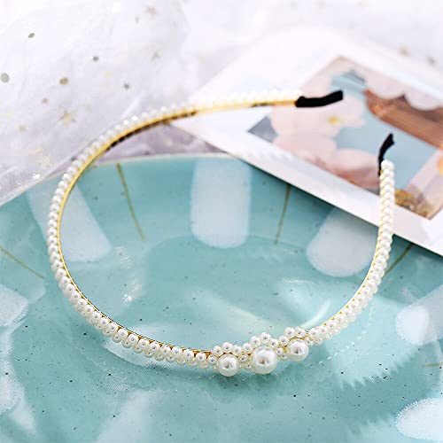 Haarschmuck Krone Tiaras für Frauen handgefertigtes Braut Tiara Haarband Frauen Blume Tiara Kronen Hochzeit Haarschmuck Accessoires Js09Mutil von YIHANSS