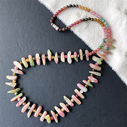 Halsketten Feng Shui Reichtum Regenbogen Turmalin Anhänger Halskette Authentische Heilung Chakra Crystal Reiki Amulett Lucky Wealth Ward Off Evil Spirits Halskette Inspirierende Geschenk für Frauen von YIHANSS